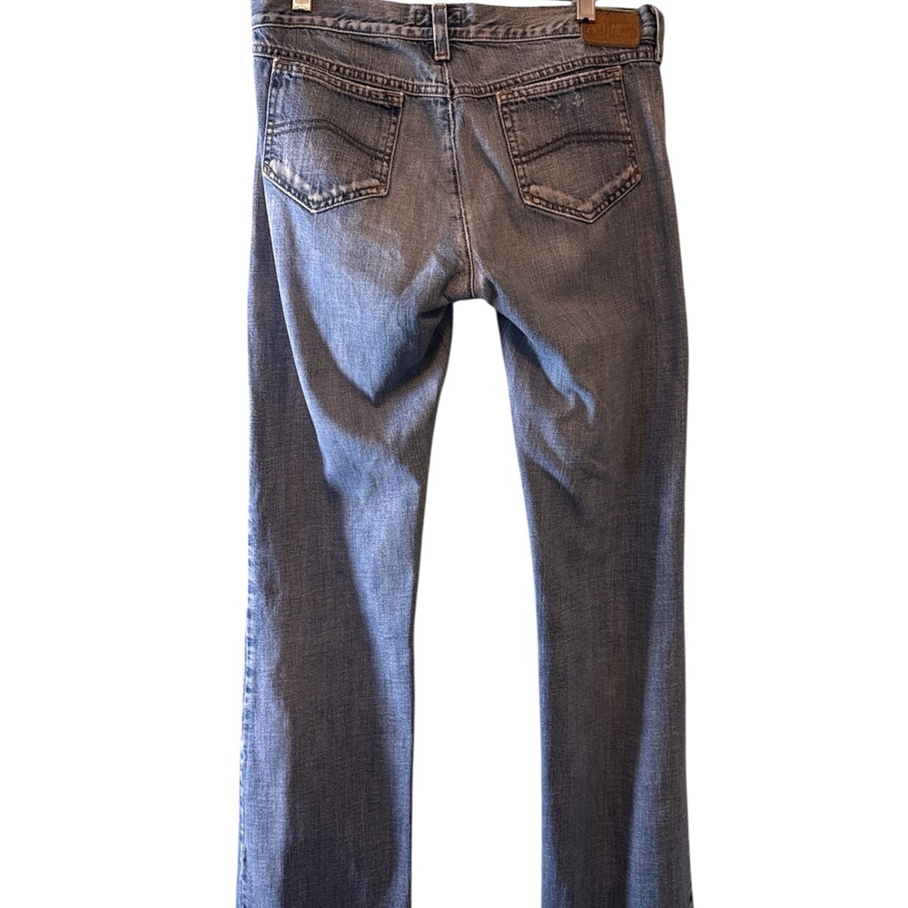 Armani Jeans Womens Sz 27 Straight Distressed Denim